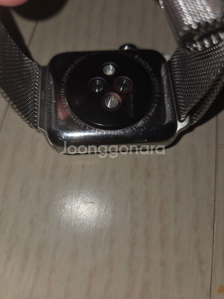 애플워치 1세대 스테인리스 42mm--2