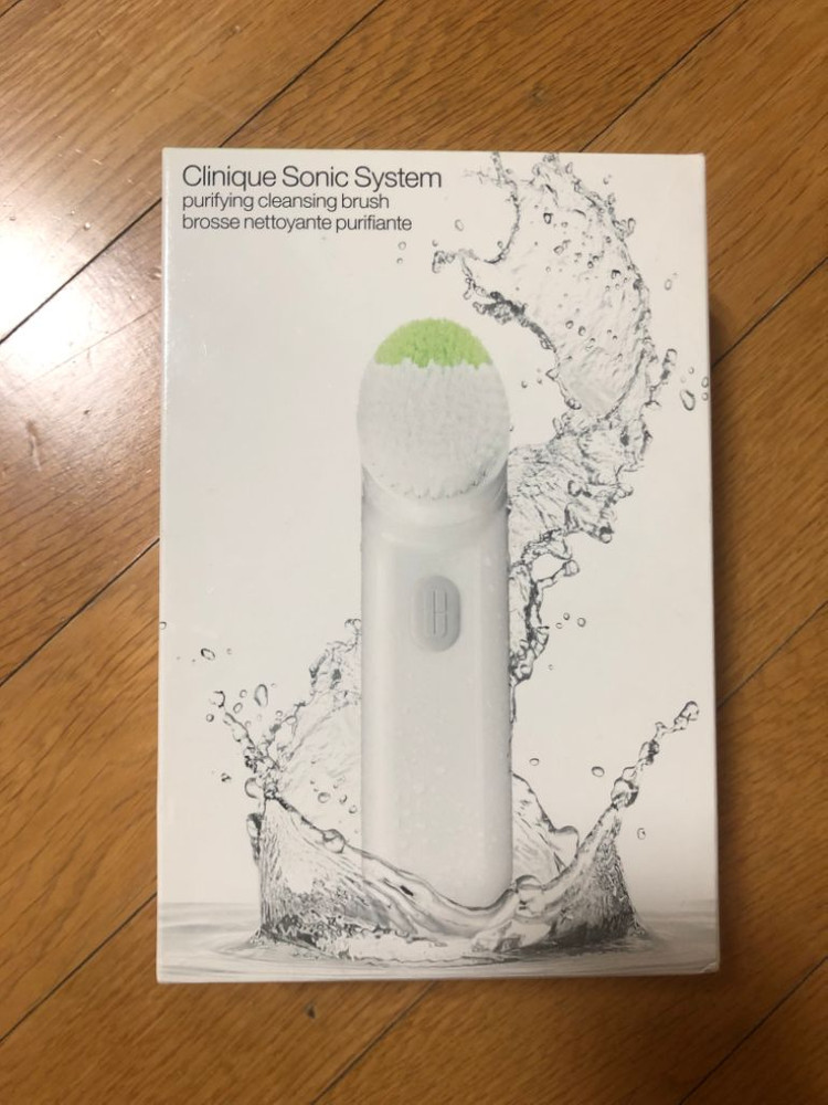 새제품 전동 클렌징브러쉬 크리니크 소닉시스템--0