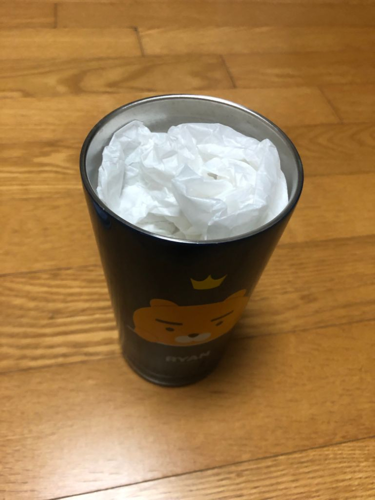 새제품 카카오 라이언 텀블러--2