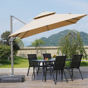 고급 사각 폴딩 파라솔+물통 세트/ PUQ188 이미지