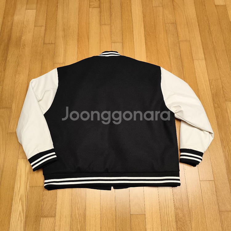 새제품 (4XL) 블랙 야구점퍼 스타디움 자켓 바시티--4