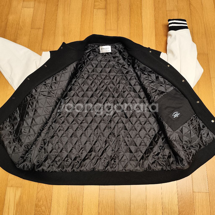 새제품 (4XL) 블랙 야구점퍼 스타디움 자켓 바시티--5