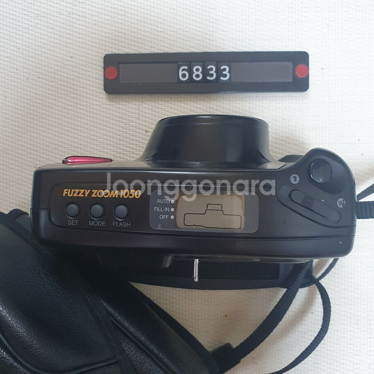 삼성캐녹스 퍼지줌 1050 필름카메라 파우치포함--1