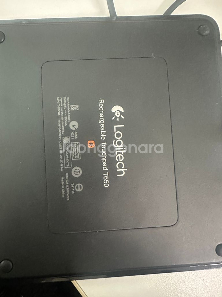 로지텍 무선터치패드 t650--1