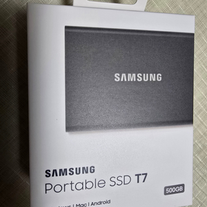 삼성 Portable SSD T7 500G 미개봉 새제