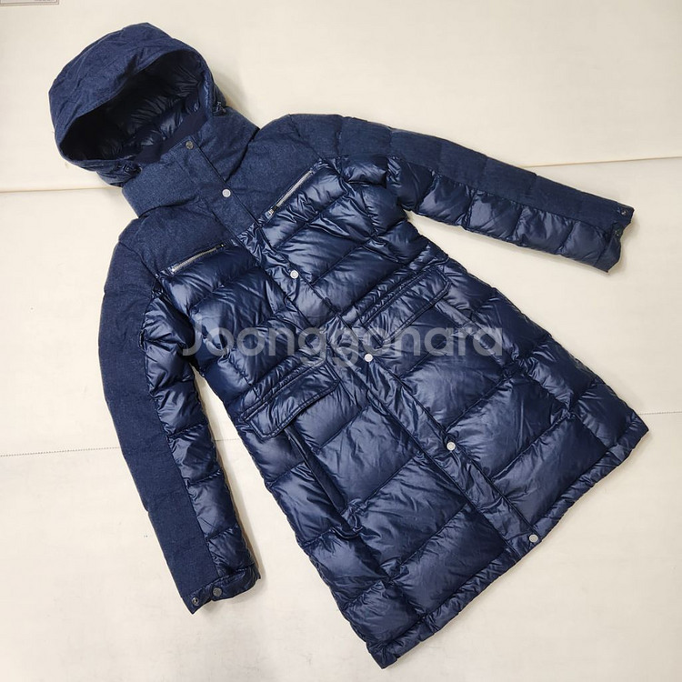 정품 노스페이스 여성 구스다운 롱패딩 점퍼 M--1