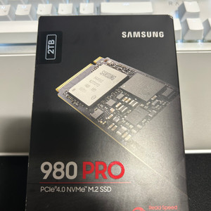 980pro 2tb 중고 풀박스 28년까지 보증