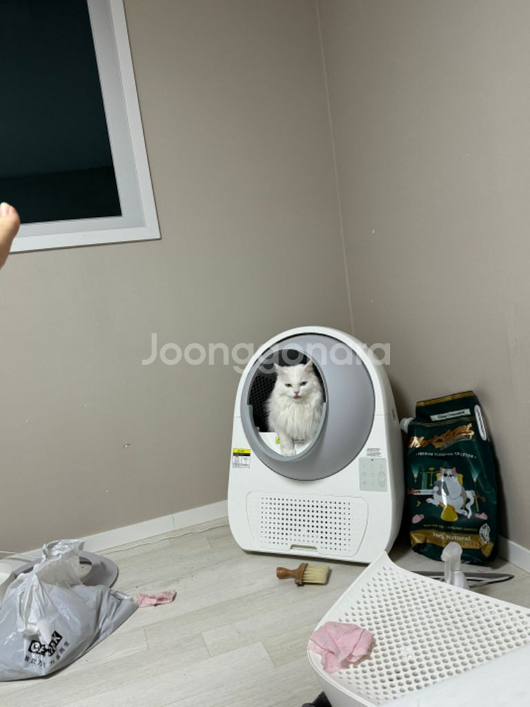 고양이 자동화장실 캣 링크 프로 +보조스텝+리필봉투*3--2
