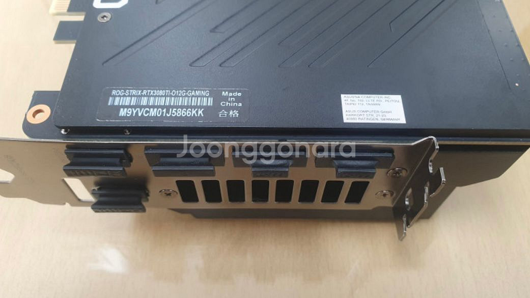 RTX 3080ti 아수스 스트릭스 12GB--6