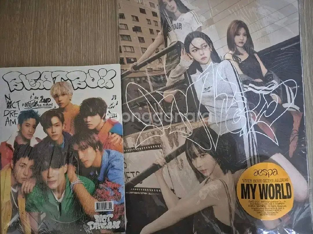 NCT드림,NCT127, WAYV, 에스파 앨범 양도--1