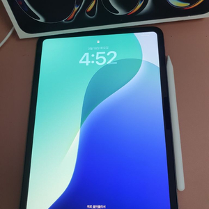 아이패드 프로 11인치 M4 256 7세대 스그+애펜프