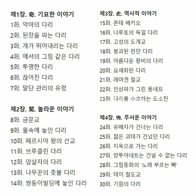 세계의 다리를 읽다 (새상품)--6