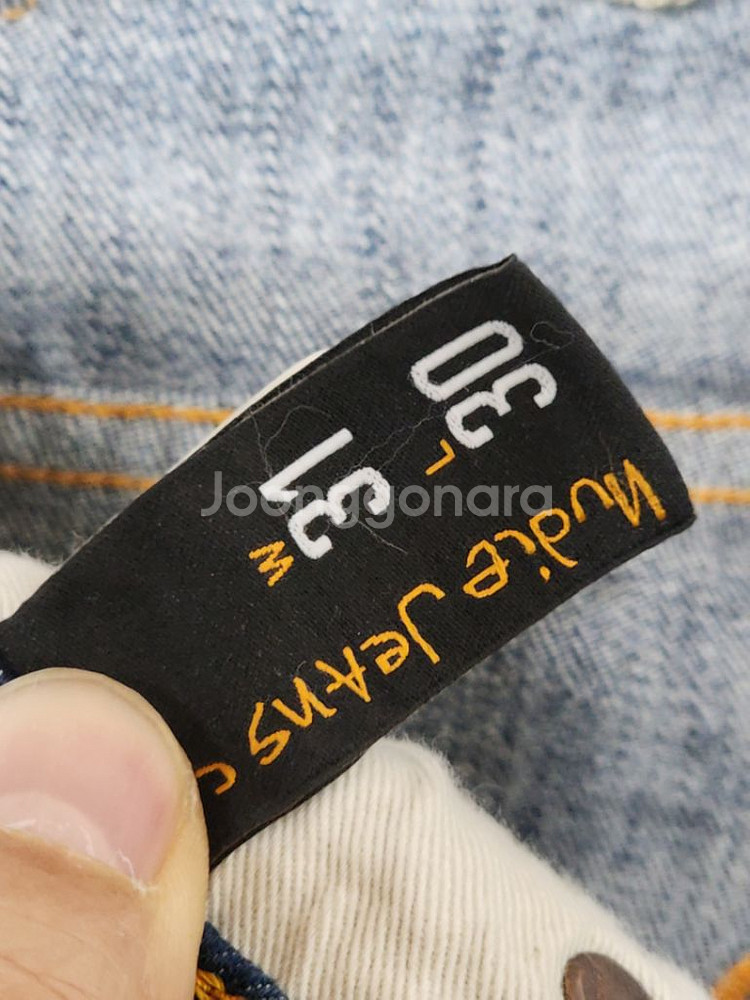 (31) 누디진 린딘 청바지 중청 스판 데님팬츠--3