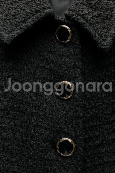 자라 벨트 스크럭처 점퍼 자켓 코트 XS zara--5
