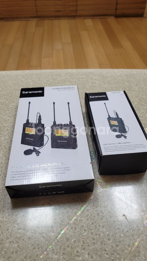 [새제품] 사라모닉 uwmic9 무선마이크--4