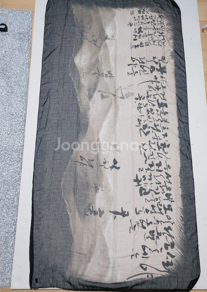 디자이너 이상봉 스카프 머플러/한글 스카프/택포--1