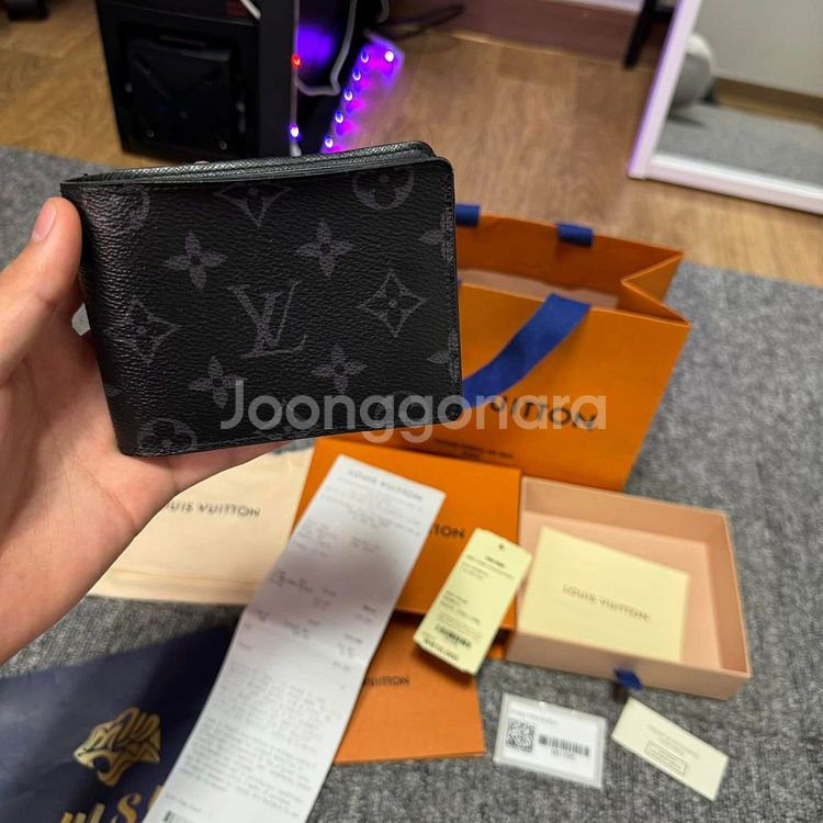 [풀구성/백화점] 루이비통 이클립스 멀티플 윌릿 반지갑--0