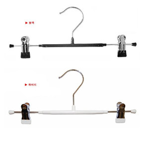 철제 논슬립 옷걸이 바지집게 바지걸이 치마 집게 5개