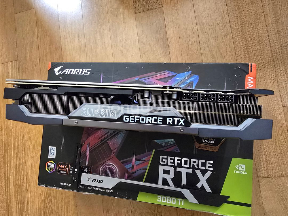 rtx3080ti 슈프림 최상위등급제품 초s급--1