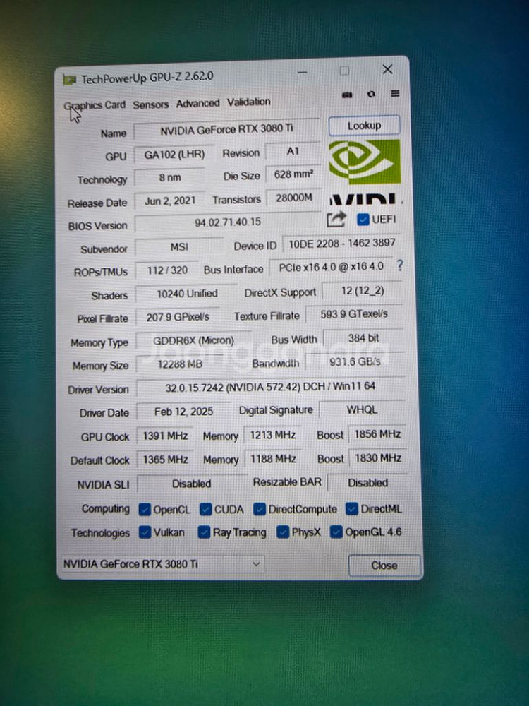 rtx3080ti 슈프림 최상위등급제품 초s급--6