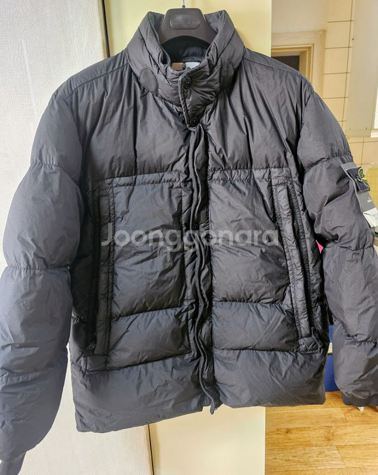 스톤아일랜드 20FW 크링클랩스 논후드 블랙 3XL--0