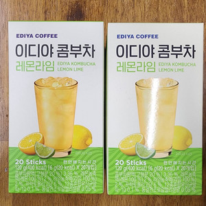 1+1 EDIYA COFFEE 이디야 콤부차 레몬라임
