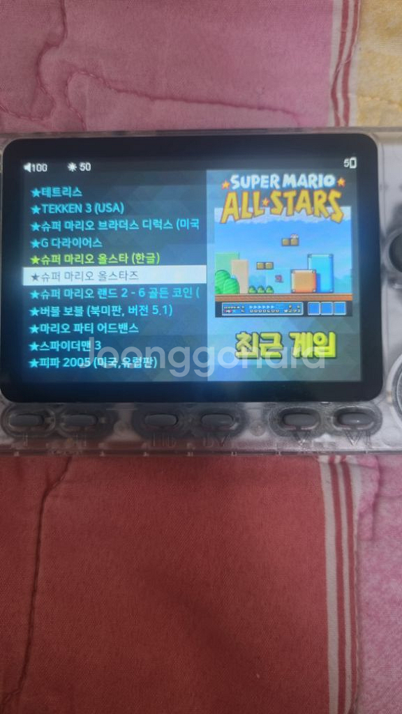[급처] odroid 게임기 (게임SD 포함)--2