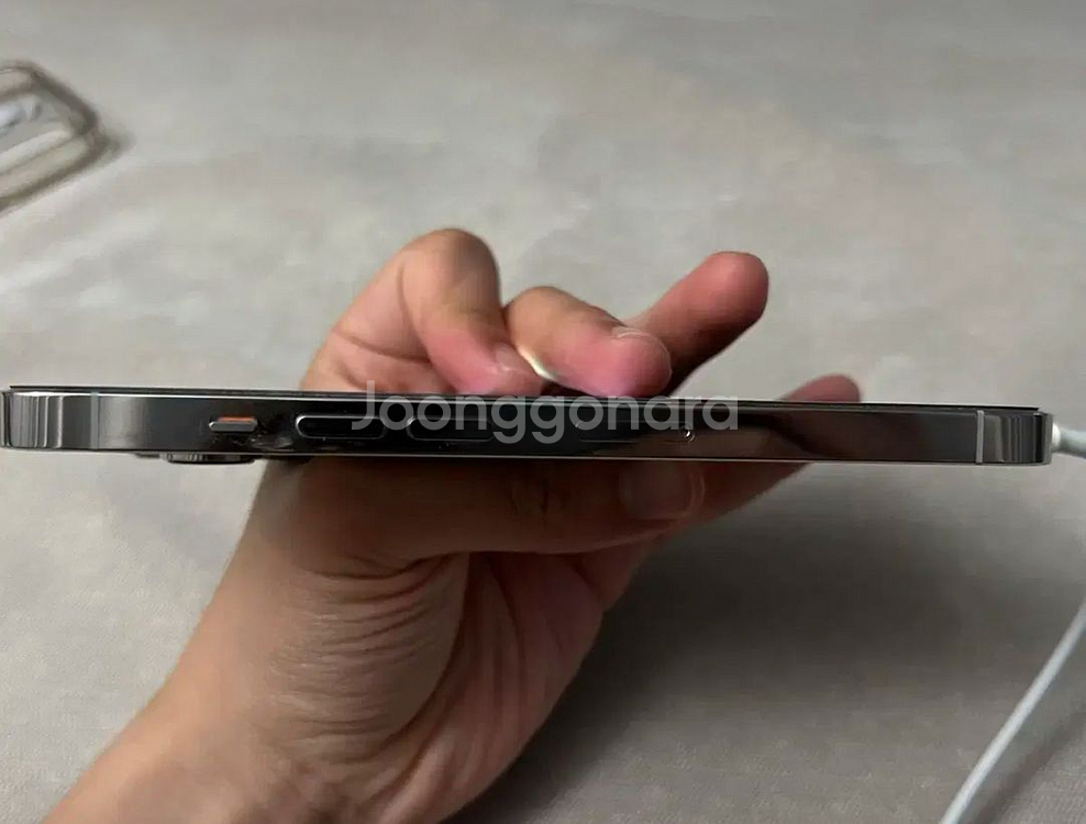 아이폰13PRO 128기가 실버 해외버전--2