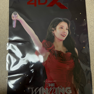 아이유 cgv 2주차 4DX 포스터 B급