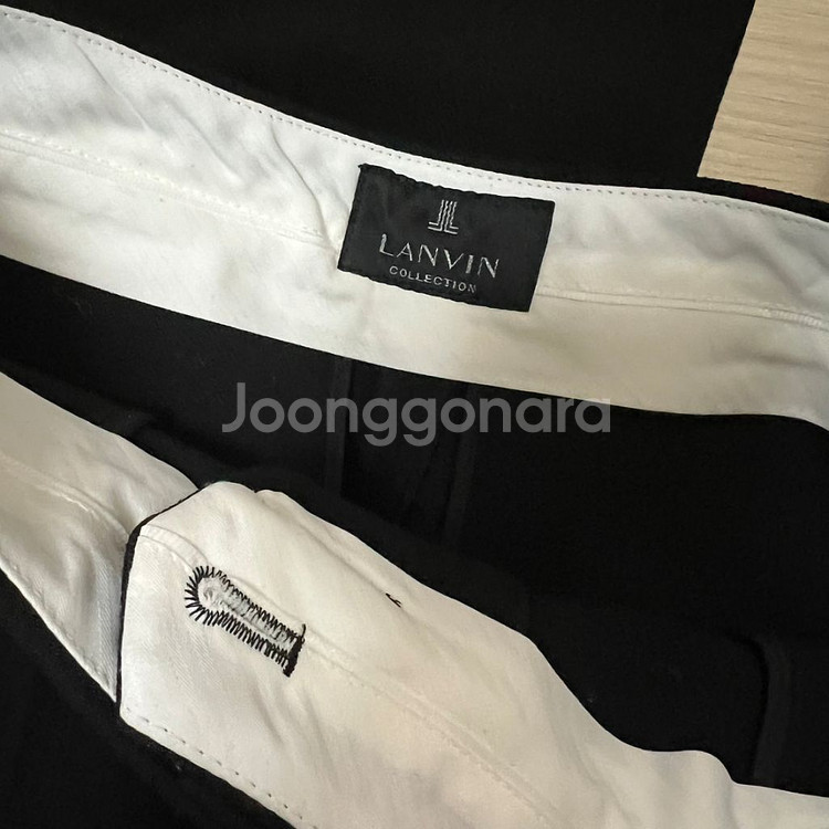 22년 한섬 랑방컬렉션 울 부츠컷 팬츠 바지 슬랙스--7