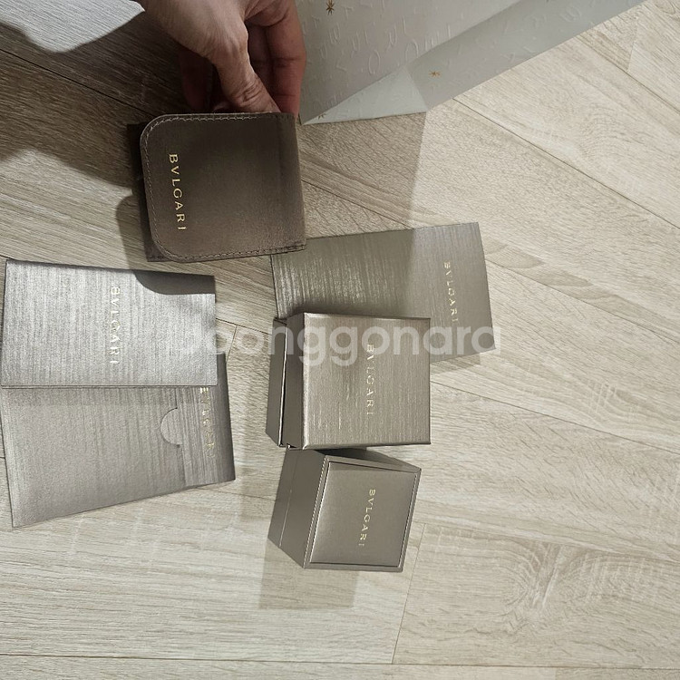 명품상자 불가리 반지 목걸이 상자--8