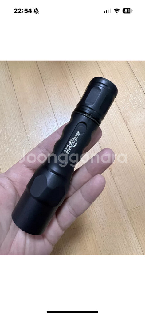 슈어파이어 6PX LED 손전등 320루멘 팝니다.--1