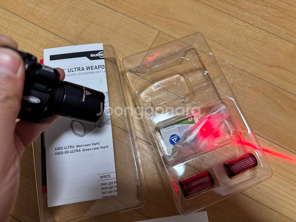 슈어파이어 오리지널 X400U Ultra Red 팝니다--6