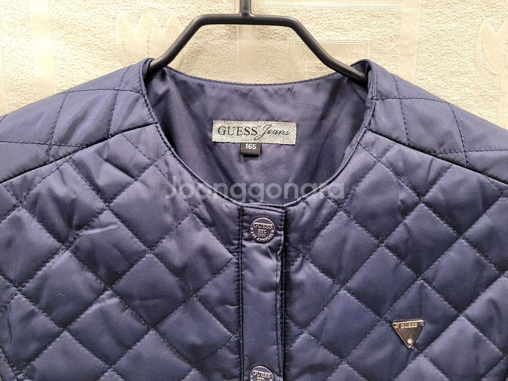 게스 경량패딩 누빔자켓 아동 165 성인 S--1