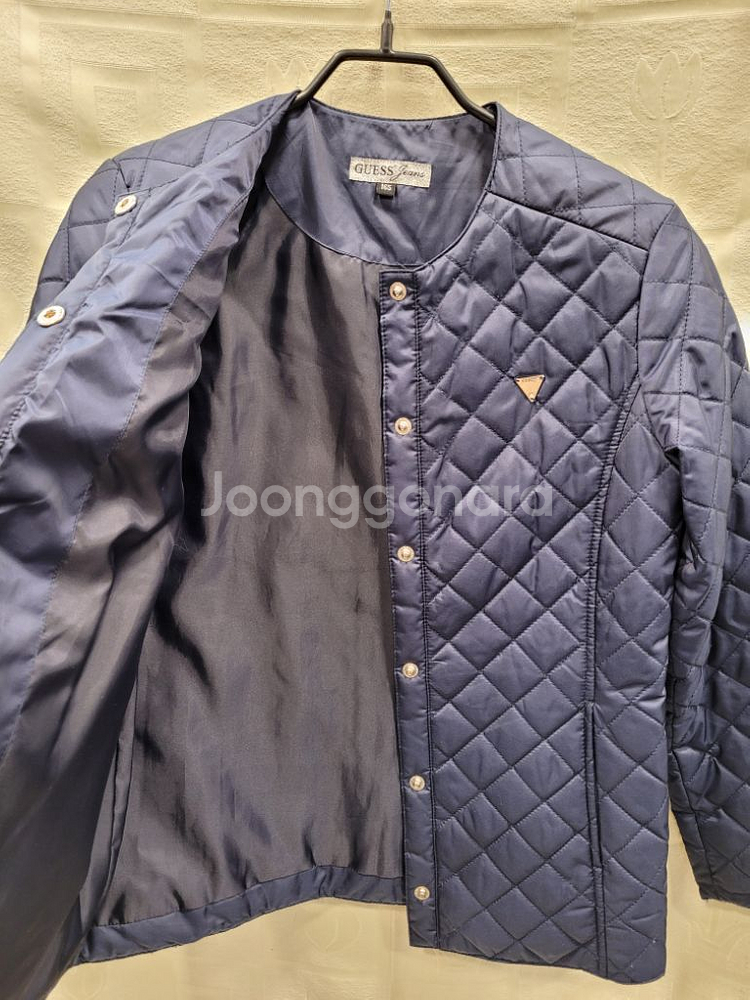 게스 경량패딩 누빔자켓 아동 165 성인 S--4
