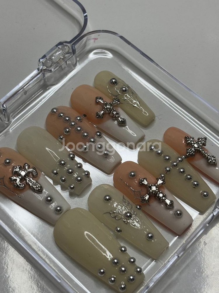 하이브리드 수제 네일팁--1