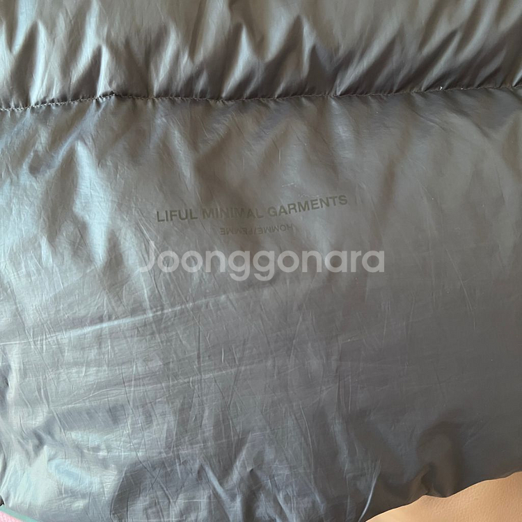 [L] 라이풀 패딩 미니멀 가먼츠 푸퍼 다운 파카--3