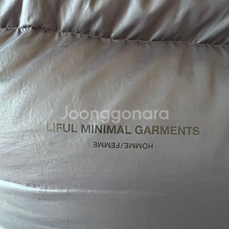 [L] 라이풀 패딩 미니멀 가먼츠 푸퍼 다운 파카--2