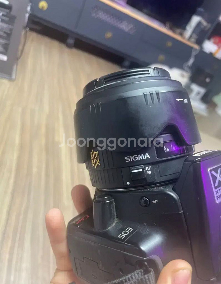 캐논400D카메라, 렌즈SIGMA--7