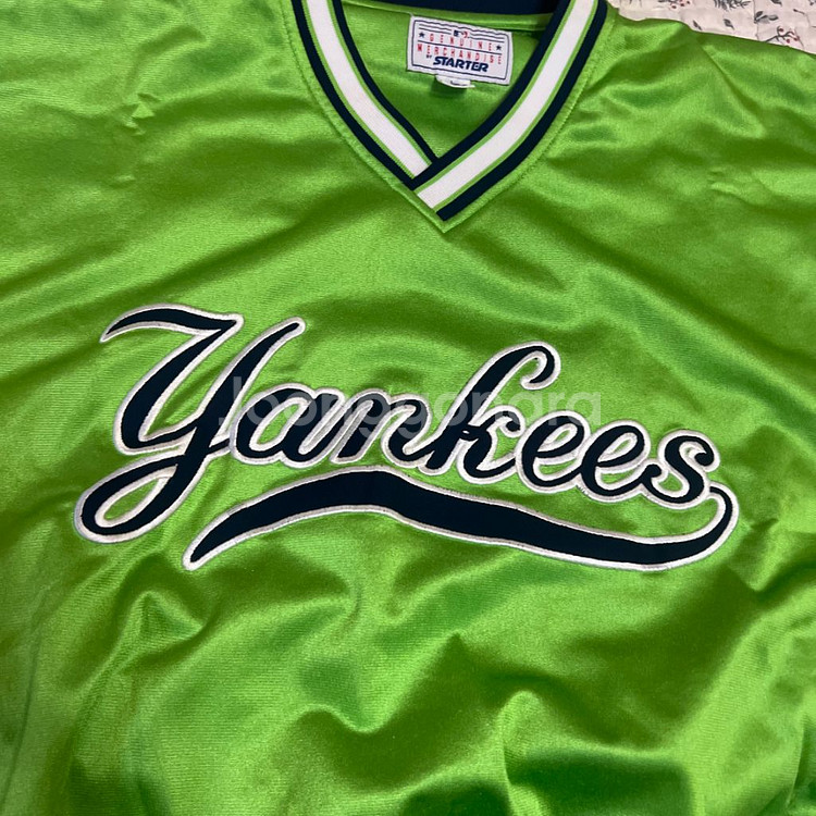 [L] 스타터 뉴욕 양키즈 Yankees 올드스쿨 져지--4