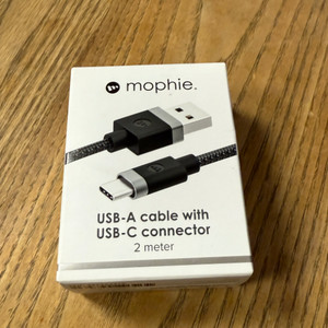 mophie usb A to c 케이블 (2m) 벨킨