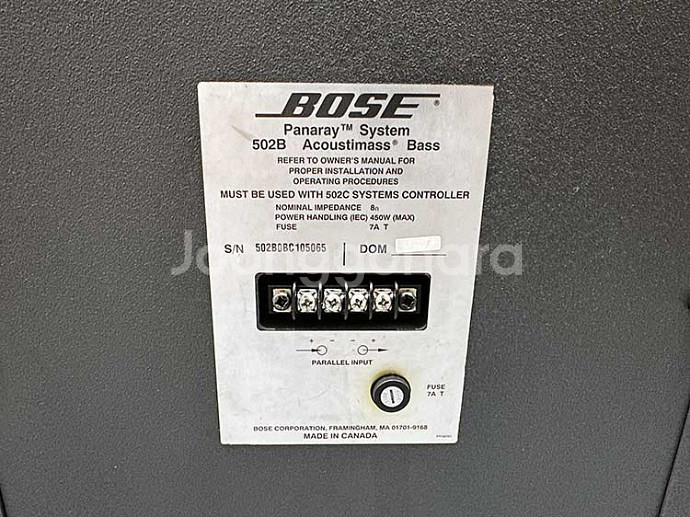 BOSE MA12 어레이 스피커 / 502B BASS--5