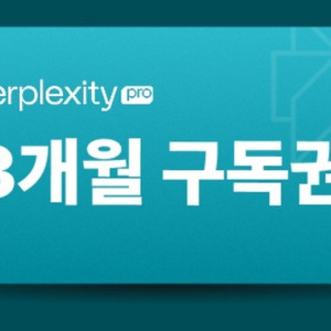 퍼플렉시티 Perplexity PRO AI 3개월 구독