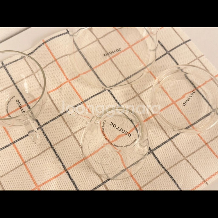 오설록 유리다기 다관 찻잔세트--1