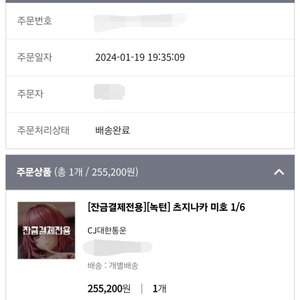 (미개봉) 녹턴 츠지나카 미호 피규어 판매합니다