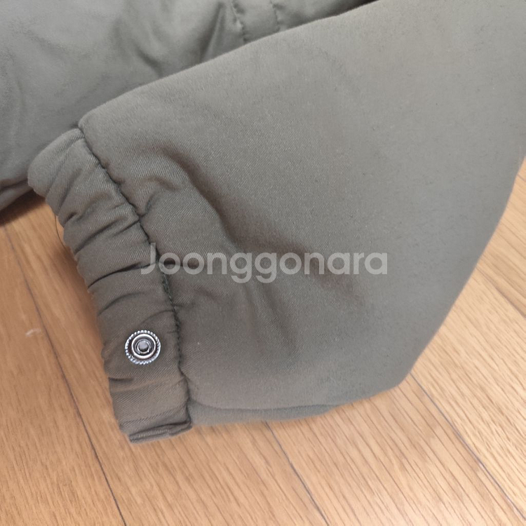 새제품 (3XL) 양털 내피 야상 개파카 카키--5