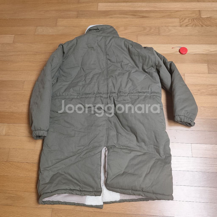 새제품 (3XL) 양털 내피 야상 개파카 카키--1