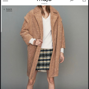 maje 마쥬 포근 테디 코트