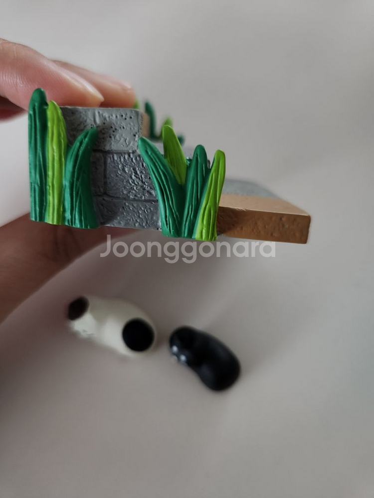 고양이 계단 장식품 냥이 메모꽂이 명함꽂이--3