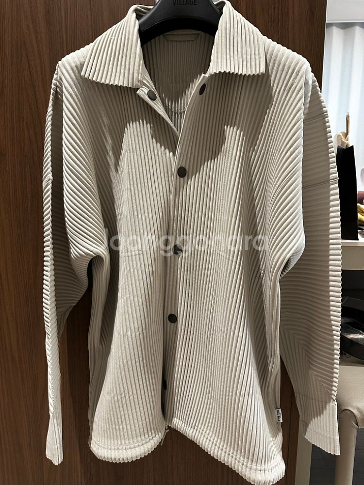 옴므플리세 아이보리 코치자켓 JC101 4사이즈--1